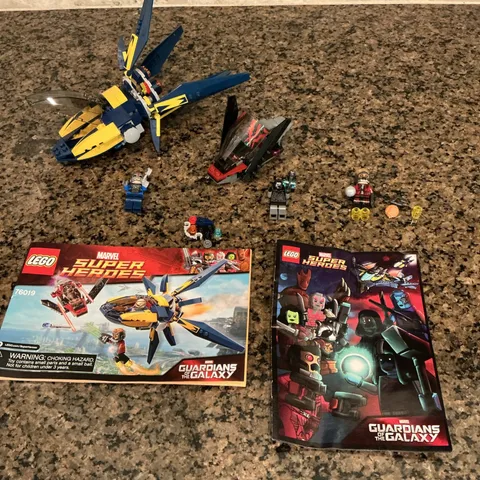 LEGO MARVEL SET 76019 GUARDIANS OF THE GALAXY STARBLASTER SHOWDOWN - COMPLETE