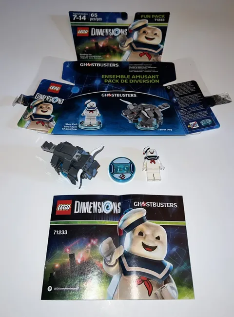 LEGO Dimensions Ghostbusters Fun Pack Stay Puft Terror Dog (71233) 100% Complete