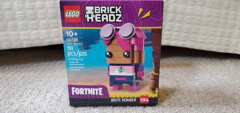 LEGO BrickHeadz Fortnite Brite Bomber 40728 Building Toy Set 151 Pcs New Sealed