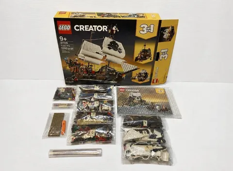 LEGO CREATOR 3 IN 1 Pirate Ship #31109 - 100% Complete - Open Box - Sorted Bags