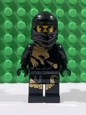 LEGO Ninjago Cole DX Minifigure w/ Gold Chain, Set #2509