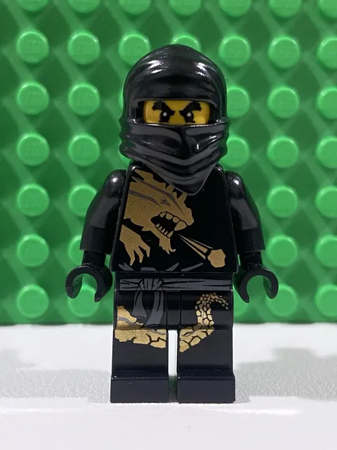 LEGO Ninjago Cole DX Minifigure w/ Gold Chain, Set #2509