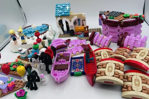 LEGO Friends Disney Princess Lot Horses Mini Dolls Palace Fantasy Build