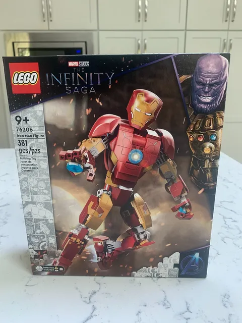 LEGO 76206 Iron Man Figure, NISB, Excellent Box!