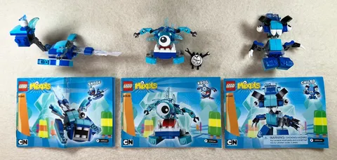 Lego Mixels Series 5 Set: Snoof, Krog, Chilbo, Excellent Condition