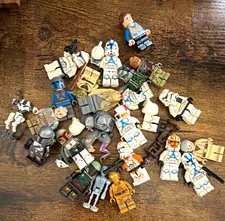 LEGO Star Wars Minifigure Lot Clone Troopers Yoda C-3PO Parts & Accessories