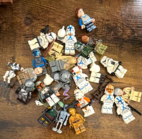 LEGO Star Wars Minifigure Lot Clone Troopers Yoda C-3PO Parts & Accessories