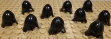 10 X Lego Minifigures Helmet Castle Black Nose Neck Guard Classic Knight 