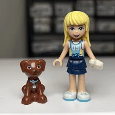 Lego Friends Stephanie Minifigure Mini Doll frnd0301 Jersey White Number 05