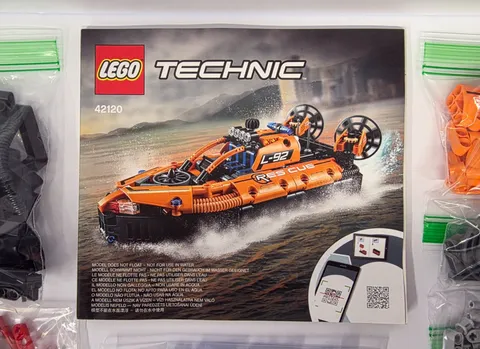 LEGO Technic 42120 Rescue Hovercraft 2-in-1 Retired Complete Used