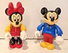 Vintage LEGO Disney Mickey & Minnie Mouse Mini Figure Lot 4165 4176 Rare