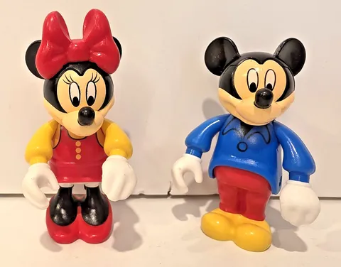 Vintage LEGO Disney Mickey & Minnie Mouse Mini Figure Lot 4165 4176 Rare