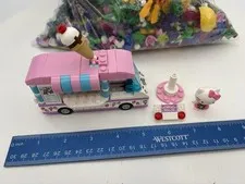 Lot of Lego Botanicals Flowers and Hello Kitty Ice Cream Truck and Figure