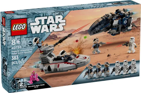 LEGO 40755 Star Wars Imperial Dropship vs. Rebel Scout Speeder QT-KT Safe Ship