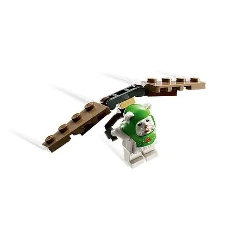 LEGO Star Wars Minifigure - Ewok in Ugly Christmas Sweater with Glider