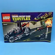 2013 Lego Teenage Mutant Ninja Turtles 79101 56-page Building Manual Booklet