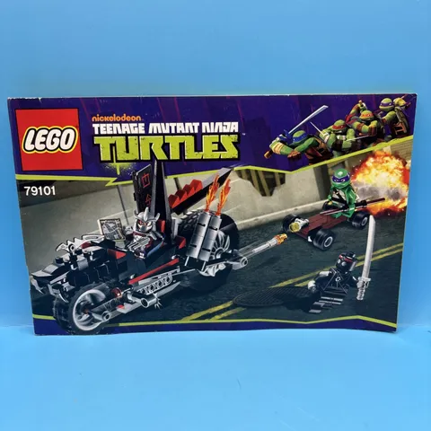 2013 Lego Teenage Mutant Ninja Turtles 79101 56-page Building Manual Booklet