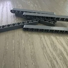 LEGO Beam 11 (32525 / 64290) Dark Gray 6 Pieces