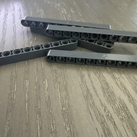 LEGO Beam 11 (32525 / 64290) Dark Gray 6 Pieces