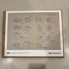 LEGO VIP First Edition Print 1968 British Patent Application Page LE 