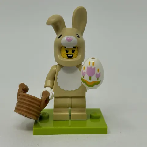 Lego Cute Bunny Costume Fan Minifigure Collectible Series 28 CMF Complete w/ Egg