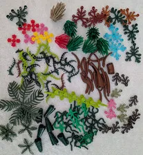 Lego Lot of Plants Parts & Piece Leaves Flowers Foliage Botanicals Includes Case