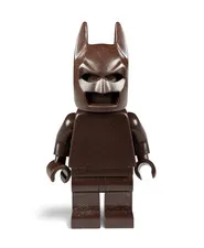 Official LEGO - Dark Brown Monochrome Prototype DC Batman Minifigure - RARE