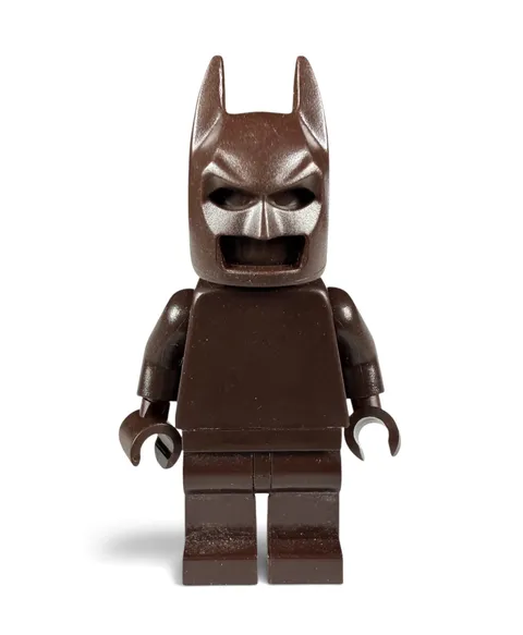 Official LEGO - Dark Brown Monochrome Prototype DC Batman Minifigure - RARE