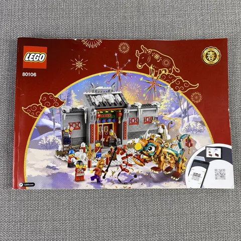 LEGO 80106 Story of Nian Instruction Manual Book Only