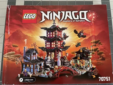 LEGO. NINJAGO. Temple of Airjitzu (70751). Instructions Only! Used.