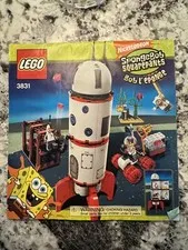 Lego Spongebob Squarepants 3831 Rocket Ride INSTRUCTION MANUAL ONLY 2008