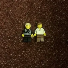 Lego Star Wars Han Solo & Luke Skywalker Minifigures From Set 7104 Desert Skiff
