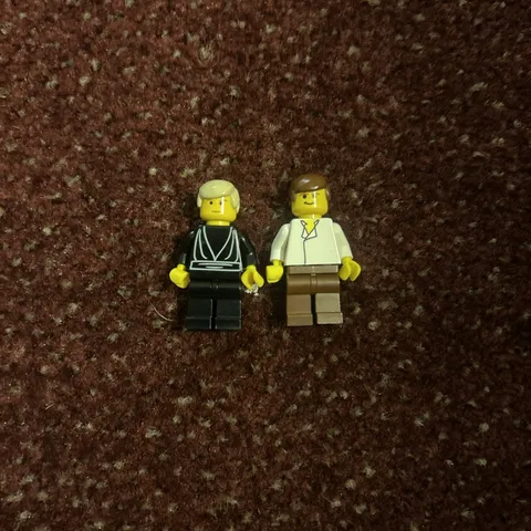 Lego Star Wars Han Solo & Luke Skywalker Minifigures From Set 7104 Desert Skiff