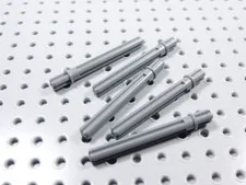 LEGO Lot of 5 Dark Bluish Gray 5.5L Technic Axles w/ Stop BP