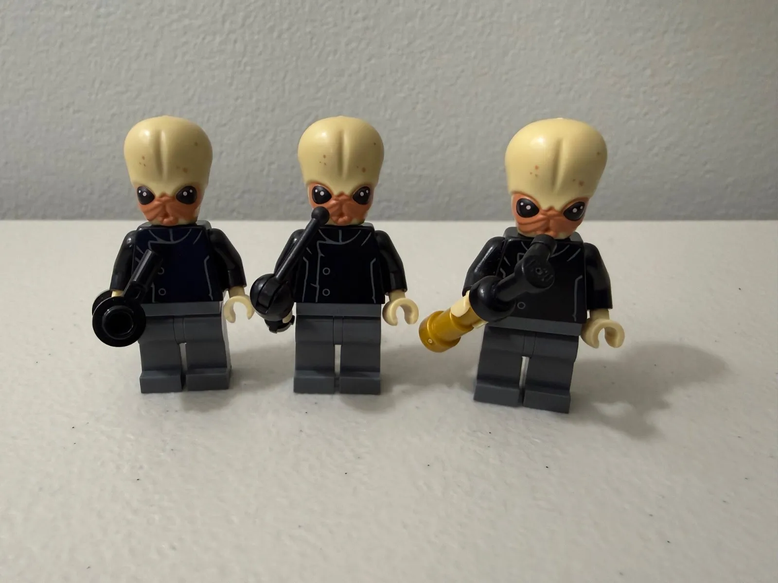 LEGO Star Wars Bith Musician Lot of 3 WITH INSTRUMENTS