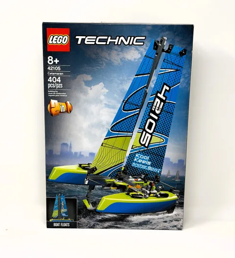LEGO Technic 42105 Catamaran 2-in-1 Boat Box Manual Believed Complete