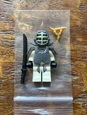 LEGO Ninjago Minifigure Zane Kendo Suit 9446 9563 No Cracks Blocked Open Stud