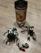 LEGO Bionicle 8576 Kohrak & 8577 Pahrak Bohrok Incomplete Lot w/ Canister