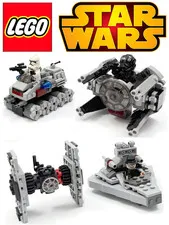 LEGO STAR WARS MICROFIGHTERS: 75028 TURBO TANK 75031 TIE INTERCEPTOR 30276 75033