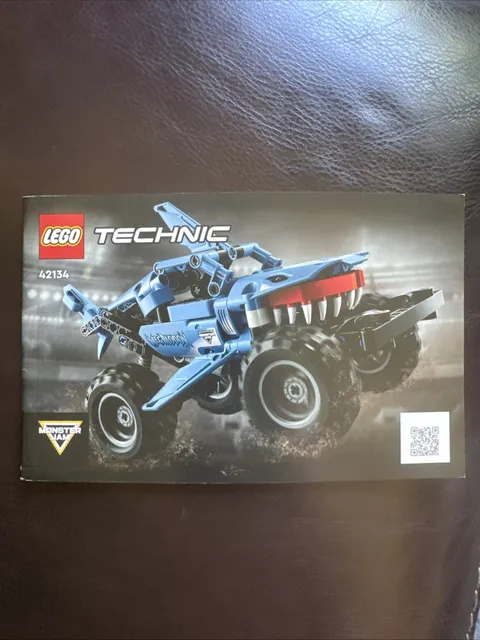LEGO 42134 TECHNIC Instruction Manual ONLY Monster Jam Megalodon New