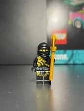 NEW Ninjago Cole DX with Golden Scythe Custom Lego Minifigure 2509 Earth Dragon