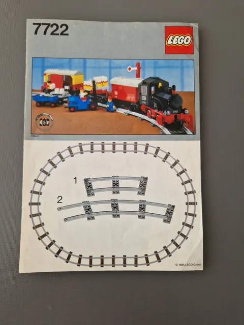 Lego Instructions 7722 Trains Steam Cargo Train / Railway Instruction Only