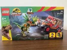 Brand New Retired Lego Jurassic Park Dilophosaurus Ambush Set (#76958)