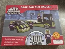 MAC Tools Race Car and Hauler Lego Type Set