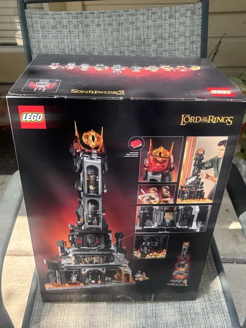 LEGO Icons LOTR Barad-dûr 5471pcs 18+ Complete Set Light Brick