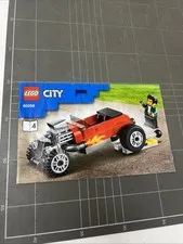 VINTAGE TOY LEGO MANUAL INSTRUCTIONS BOOKLET ART CITY 60258