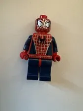 Lego Marvel Spider-man Silver Webbing Navy Lego Minifigure