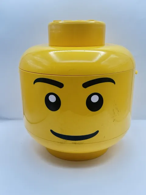 Lego Extra Large Head Storage, Sort And Store Case Complete  2 Trays + Handle