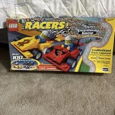 LEGO 31314 Racers Super Speedway Board Game 2001 Incomplete Track & Cars Include