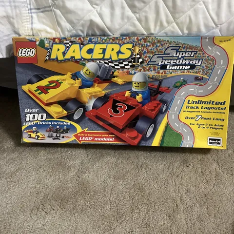 LEGO 31314 Racers Super Speedway Board Game 2001 Incomplete Track & Cars Include